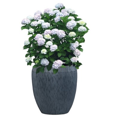 Factory Direct Sale Bowl Shape Fiber Clay Decorative Vase For Homewares