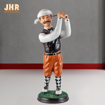 Decorative Resin Golf Player Figure